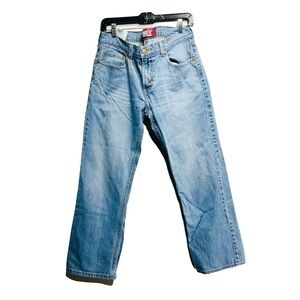 Levi's 514 Slim Straight Relaxed Fit Light Blue Jeans 32 x 27 Vintage Fit Jeans